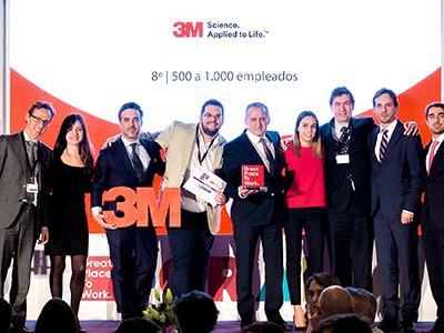 foto noticia 3M, repite en 2018 como una de las mejores empresas para trabajar en España